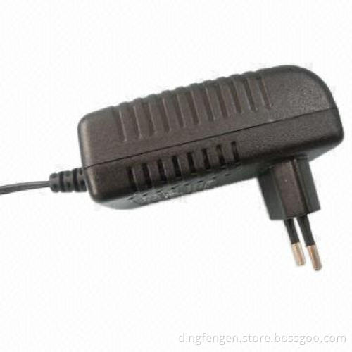 12V/1.5A power adapter, EU type, 18W, EN60065 and 60950, GS, TUV and CE approvals